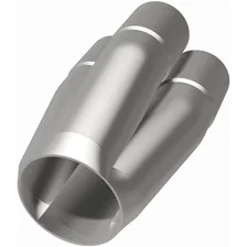 2 X 3in. 4 Into 1 Performance Exhaust Header Merge Collector image 3