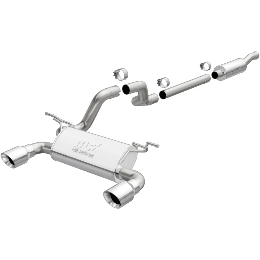 2018-2026 Jeep Wrangler 2.0L Street Series Cat-Back Performance Exhaust System