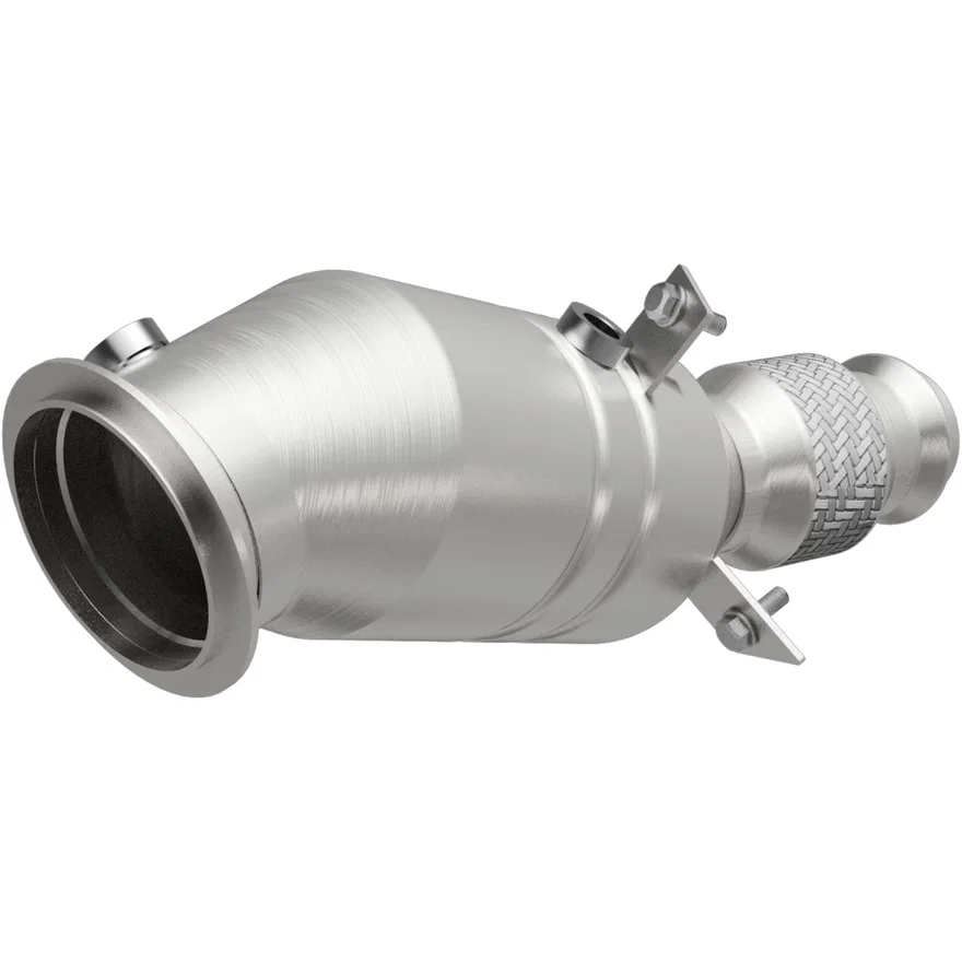 Front OEM Grade Federal / EPA Compliant Direct-Fit Catalytic Converter for BMW