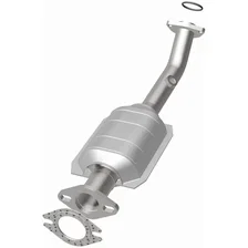 Rear Left 2001-2004 Nissan Pathfinder 3.5L | 2001-2002 INFINITI QX4 3.5L California Grade CARB Compliant Direct-Fit Catalytic Converter image 3