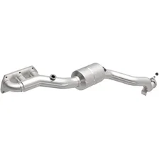 Front Left 2005-2006 Audi A8 Quattro 6.0L California Grade CARB Compliant Direct-Fit Manifold Catalytic Converter image 1