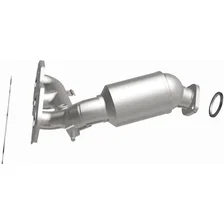Rear 2011 Toyota Sienna 3.5L California Grade CARB Compliant Direct-Fit Manifold Catalytic Converter image 4