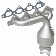 Front 2001-2004 Kia Spectra 1.8L California Grade CARB Compliant Direct-Fit Manifold Catalytic Converter image 2