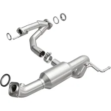 Left 2005-2011 Toyota Tacoma 4.0L California Grade CARB Compliant Direct-Fit Catalytic Converter image 1