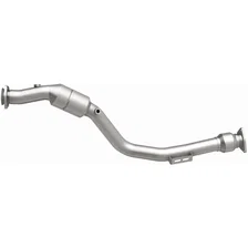 Front Right 2005 Volkswagen Phaeton 4.2L California Grade CARB Compliant Direct-Fit Catalytic Converter image 4