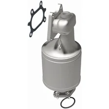 Front 2006-2007 Honda Accord 3.0L California Grade CARB Compliant Direct-Fit Manifold Catalytic Converter image 3