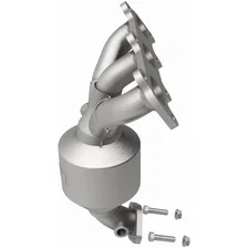 Front 2007-2008 Hyundai Tiburon 2.7L OEM Grade Federal / EPA Compliant Direct-Fit Manifold Catalytic Converter image 4