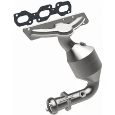 Front 2001-2005 Ford Escape 3.0L | 2003-2005 Mazda Tribute 3.0L California Grade CARB Compliant Direct-Fit Manifold Catalytic Converter image 2