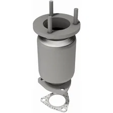 Front 1987-1989 Mazda B2200 2.2L California Grade CARB Compliant Direct-Fit Catalytic Converter image 3