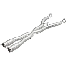 Rear 2014-2019 Chevrolet Corvette 6.2L Metallic Grade Federal / EPA Compliant Direct-Fit Catalytic Converter image 1
