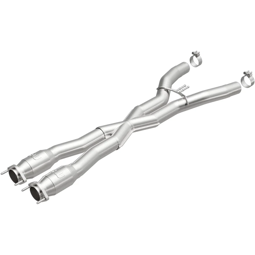 Rear 2014-2019 Chevrolet Corvette 6.2L Metallic Grade Federal / EPA Compliant Direct-Fit Catalytic Converter