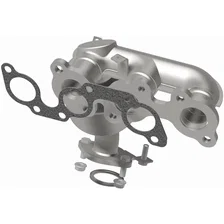 Front 2002-2003 Lexus ES300 3.0L | 2002-2006 Toyota Camry 3.0L OEM Grade Federal / EPA Compliant Direct-Fit Manifold Catalytic Converter image 3