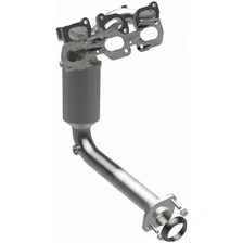 Front California Grade CARB Compliant Direct-Fit Manifold Catalytic Converter image 2