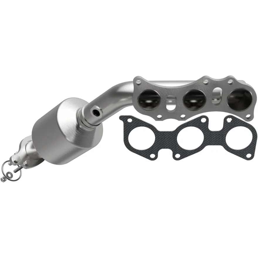 Left California Grade CARB Compliant Direct-Fit Manifold Catalytic Converter for Toyota