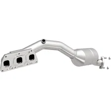 Rear Right 2005-2006 Audi A8 Quattro 6.0L California Grade CARB Compliant Direct-Fit Manifold Catalytic Converter image 1