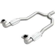 Front 1986-1991 Chevrolet Corvette 5.7L Standard Grade Federal / EPA Compliant Direct-Fit Catalytic Converter image 1