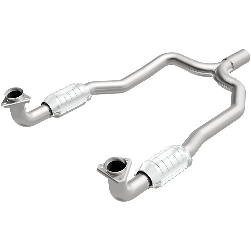 Front 1986-1991 Chevrolet Corvette 5.7L Standard Grade Federal / EPA Compliant Direct-Fit Catalytic Converter