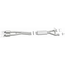Rear 2015-2017 Kia K900 5.0L OEM Grade Federal / EPA Compliant Direct-Fit Catalytic Converter image 4