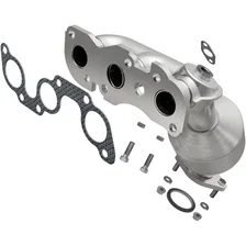 Rear 2002-2003 Lexus ES300 3.0L | 2002-2003 Toyota Camry 3.0L California Grade CARB Compliant Direct-Fit Manifold Catalytic Converter image 1