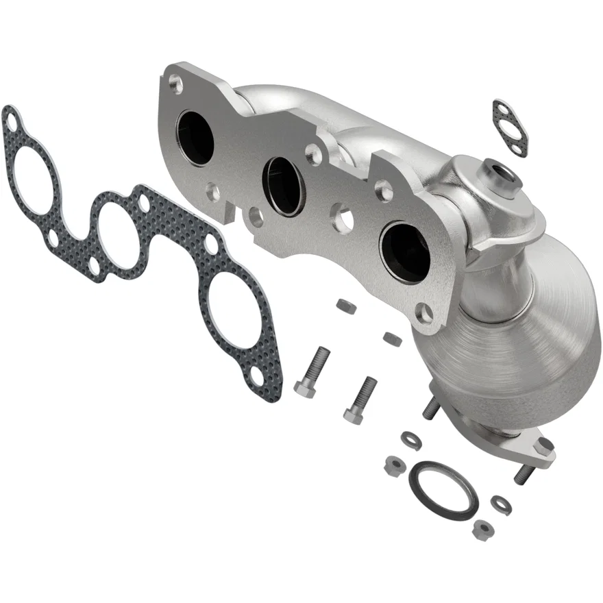 Rear 2002-2003 Lexus ES300 3.0L | 2002-2003 Toyota Camry 3.0L California Grade CARB Compliant Direct-Fit Manifold Catalytic Converter