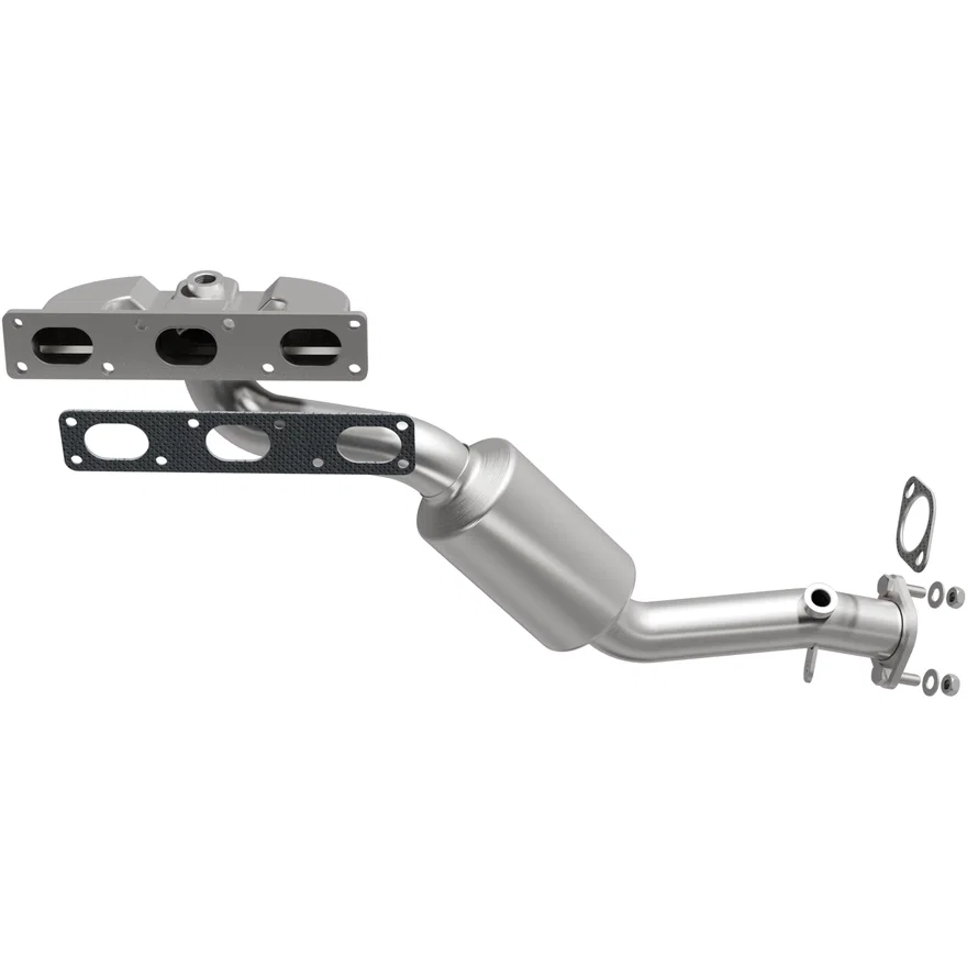 Front 2003 BMW 325Ci 2.5L | 2003-2005 BMW 325i 2.5L California Grade CARB Compliant Direct-Fit Manifold Catalytic Converter