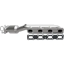 Left California Grade CARB Compliant Direct-Fit Manifold Catalytic Converter image 1