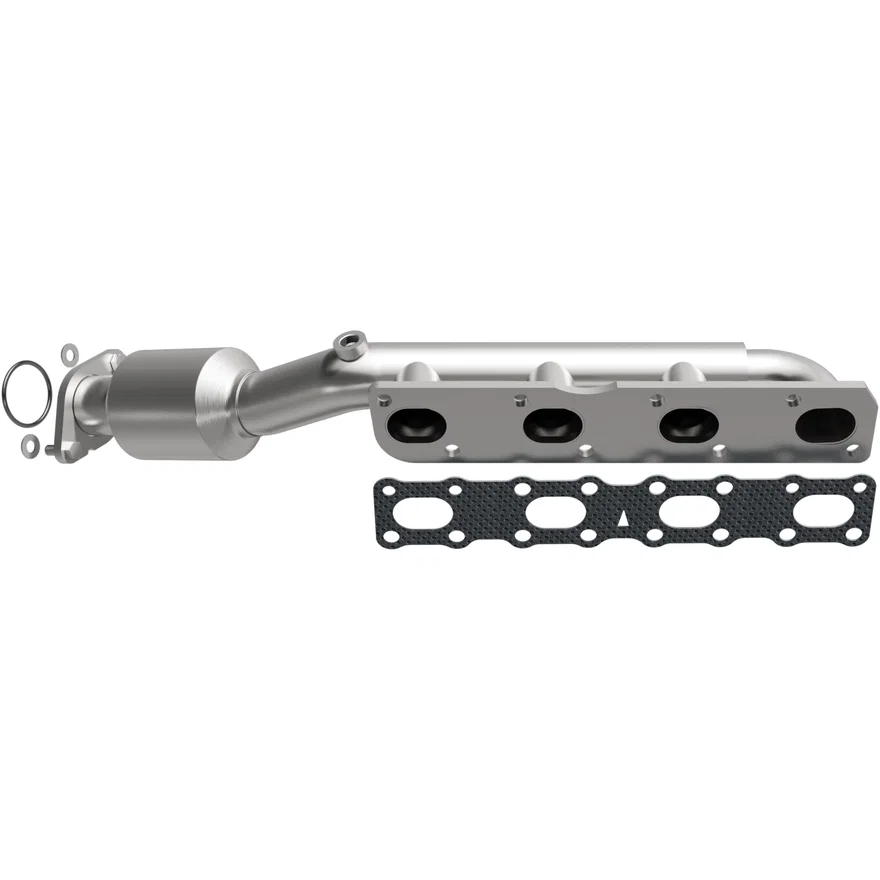 Left California Grade CARB Compliant Direct-Fit Manifold Catalytic Converter