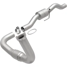 Left 2002 Chevrolet Silverado 2500 HD 8.1L | 2002 GMC Sierra 2500 HD 8.1L California Grade CARB Compliant Direct-Fit Catalytic Converter image 1