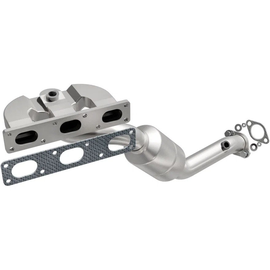 Front 2004-2005 BMW 525i 2.5L | 2004-2005 BMW 530i 3.0L OEM Grade Federal / EPA Compliant Direct-Fit Manifold Catalytic Converter