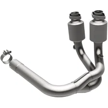 Front 2004-2006 Jeep Wrangler 4.0L OEM Grade Federal / EPA Compliant Direct-Fit Catalytic Converter image 2