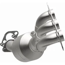 Rear 2006-2008 BMW Z4 3.0L California Grade CARB Compliant Direct-Fit Manifold Catalytic Converter image 2