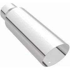 3.5in. Round Polished Exhaust Tip image 2