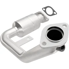 Front Left 1999-2000 Mitsubishi Montero Sport 3.5L | 1999-2003 Mitsubishi Montero Sport 3.0L OEM Grade Federal / EPA Compliant Direct-Fit Catalytic Converter image 1