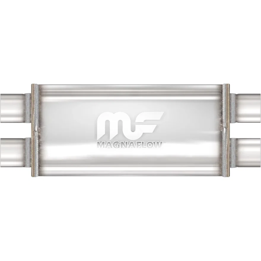 5 X 11in. Oval Straight-Through Performance Exhaust Muffler