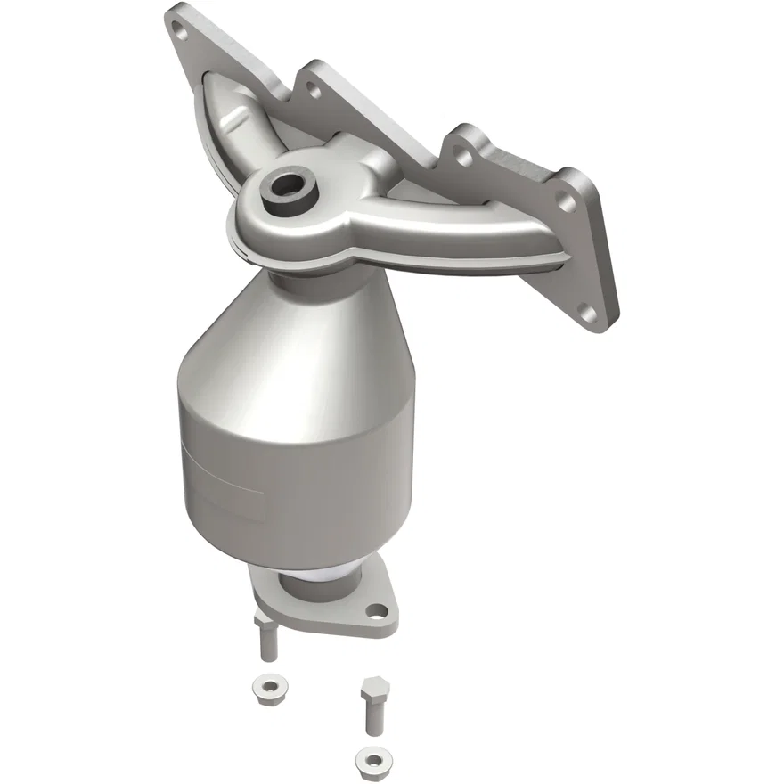 Front OEM Grade Federal / EPA Compliant Direct-Fit Manifold Catalytic Converter