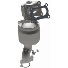 Rear California Grade CARB Compliant Direct-Fit Manifold Catalytic Converter image 2