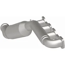 Right 2007-2010 BMW X5 4.8L California Grade CARB Compliant Direct-Fit Manifold Catalytic Converter image 2