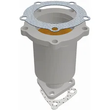 Front 2000-2002 Mazda 626 2.0L California Grade CARB Compliant Direct-Fit Catalytic Converter image 4