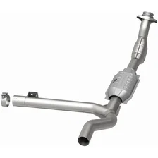 Right 1999-2000 Ford F-150 4.2L California Grade CARB Compliant Direct-Fit Catalytic Converter image 3