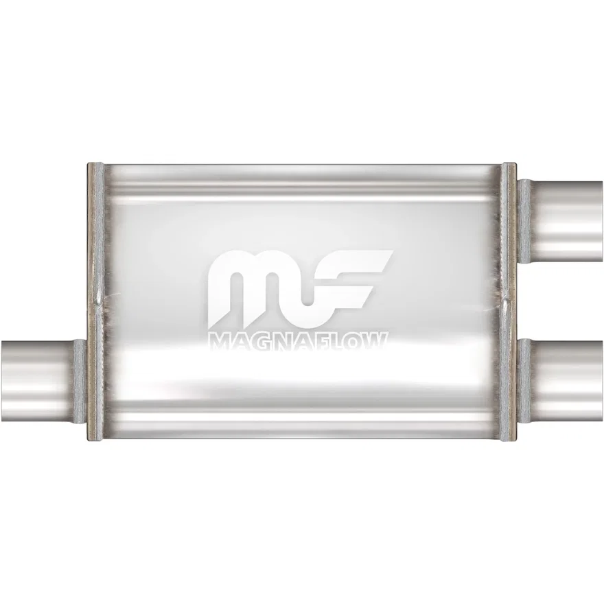 5 X 8in. Oval Straight-Through Performance Exhaust Muffler