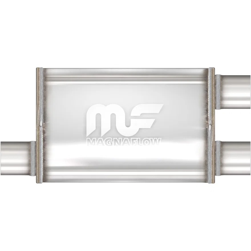5 X 8in. Oval Straight-Through Performance Exhaust Muffler