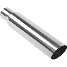 3.5in. Round Polished Exhaust Tip image 1