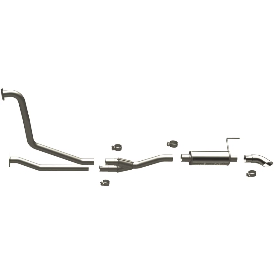 2007-2015 Nissan TITAN 5.6L Off Road Pro Series Cat-Back Performance Exhaust System