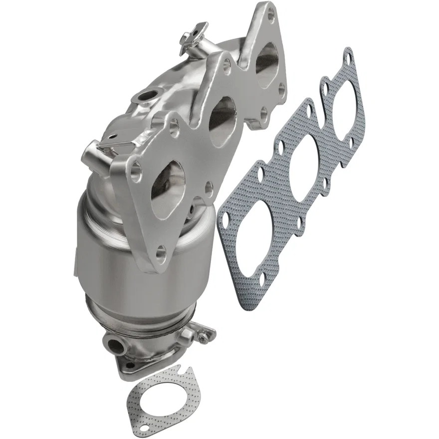 Front 2011-2013 Kia Sorento 3.5L | 2010-2012 Hyundai Santa Fe 3.5L OEM Grade Federal / EPA Compliant Direct-Fit Manifold Catalytic Converter
