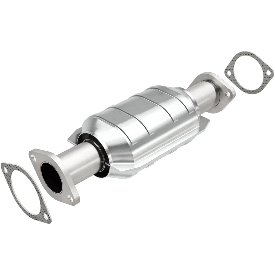 Rear 2001-2004 Nissan Frontier 2.4L | 2000-2004 Nissan Xterra 2.4L OEM Grade Federal / EPA Compliant Direct-Fit Catalytic Converter