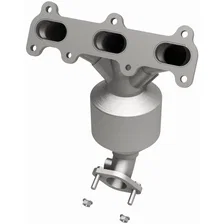 Front 2001-2004 Hyundai Santa Fe 2.7L OEM Grade Federal / EPA Compliant Direct-Fit Manifold Catalytic Converter image 3