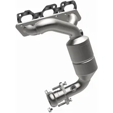 Front OEM Grade Federal / EPA Compliant Direct-Fit Manifold Catalytic Converter image 2