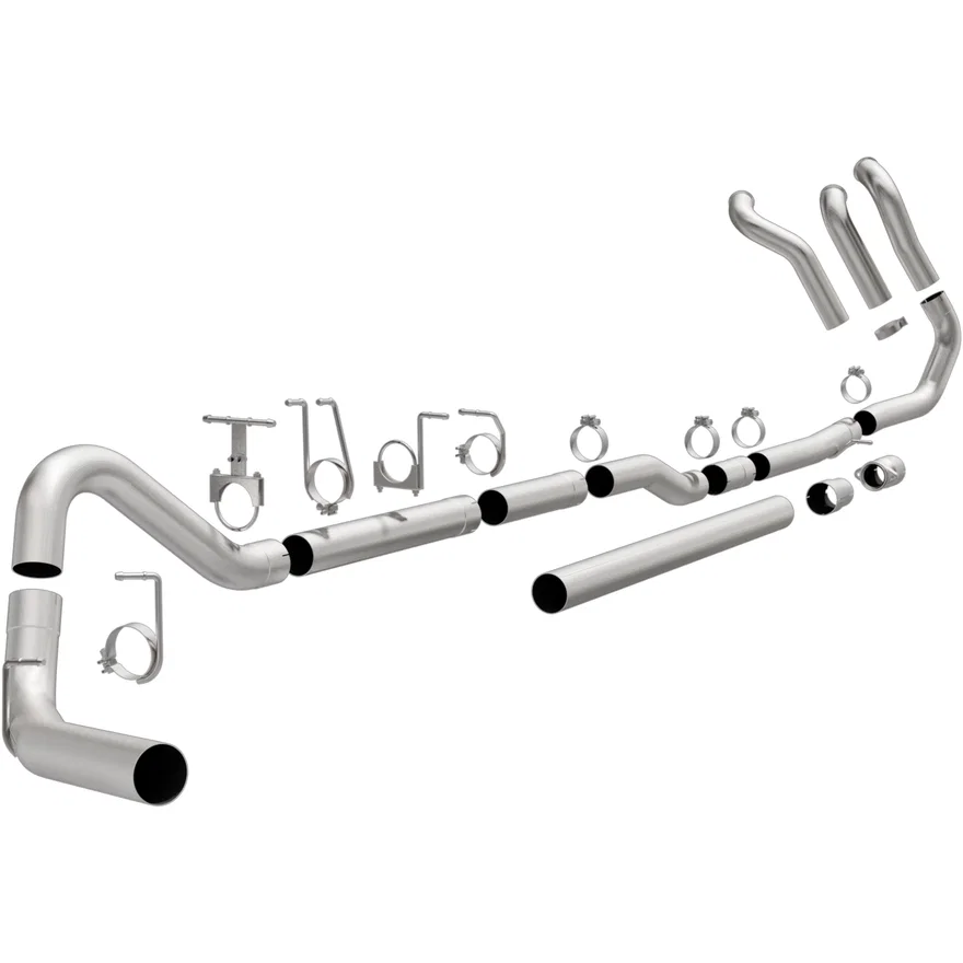 1999-2003 Ford F-250 Super Duty 7.3L | 1999-2003 Ford F-350 Super Duty 7.3L Custom Builder Series Turbo Back 4 in Performance Exhaust System