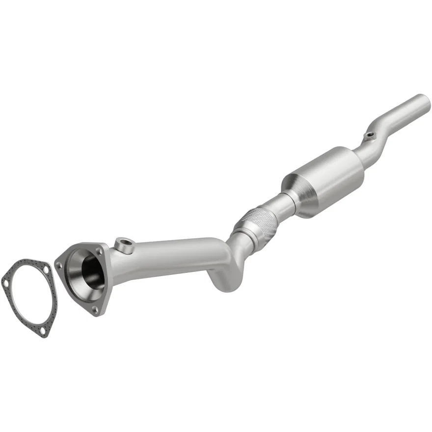 Left 2006-2009 Audi A6 3.2L California Grade CARB Compliant Direct-Fit Catalytic Converter
