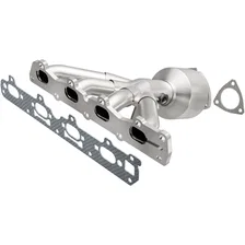 Front 2004-2005 Chevrolet Malibu 2.2L California Grade CARB Compliant Direct-Fit Manifold Catalytic Converter image 1